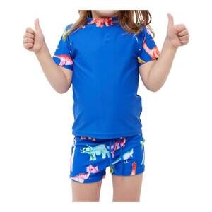 NEW GOTTEX kids shirt with matching swim short in gtk dinosaurs